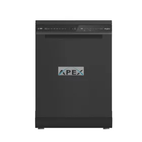   Whirlpool W8U HS61BS Pult alá építhető mosogatógép fekete előlappal