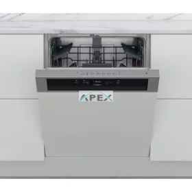   Whirlpool WBC 3C26 X félig integrált mosogatógép - Inox szín 60 cm széles