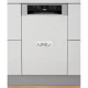 Whirlpool WSBO 3O34 PF X félig integrált mosogatógép - Inox szín, 45 cm széles