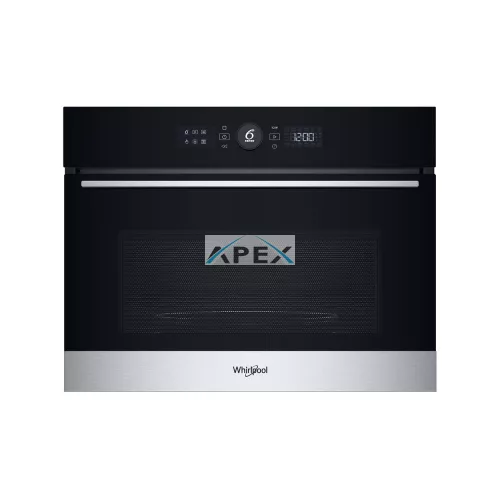 Whirlpool WMW57DHMX beépíthető kombi-mikorhullámú sütő: Inox szín