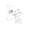 Whirlpool WMD44MX beépíthető mikorhullámú sütő: inox szín