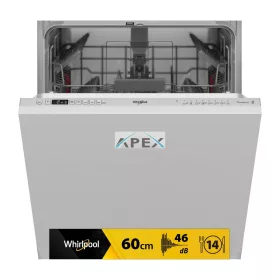   WHIRLPOOL WI 7020 P teljesen integrált mosogatógép - 60 cm széles