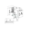 Whirlpool WIC 3C34 PFE S teljesen integrált mosogatógép - 60 cm széles