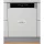Whirlpool WBO 3T341 P X félig integrált mosogatógép - Inox szín 60 cm széles