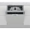 Whirlpool WBO 3T133 PF X félig integrált mosogatógép - Inox szín 60 cm széles