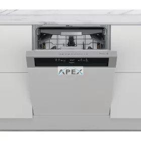   Whirlpool WBO 3T133 PF X félig integrált mosogatógép - Inox szín 60 cm széles