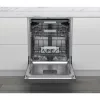 Whirlpool WBO 3T133 PF X félig integrált mosogatógép - Inox szín 60 cm széles