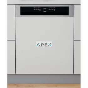   Whirlpool WBO 3O33 PL X félig integrált mosogatógép - Inox szín 60 cm széles