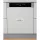 Whirlpool WBO 3O33 PL X félig integrált mosogatógép - Inox szín 60 cm széles