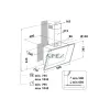 Whirlpool WHVP 62F LT SK Döntött páraelszívó