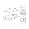 Whirlpool WT 1090 BA beépíthető indukciós főzőlap