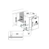 Whirlpool W7I HT58 T teljesen integrált mosogatógép - 60 cm széles