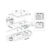 Whirlpool GOFL 629/NB1 beépíthető gázfőzőlap - 4 gázégő