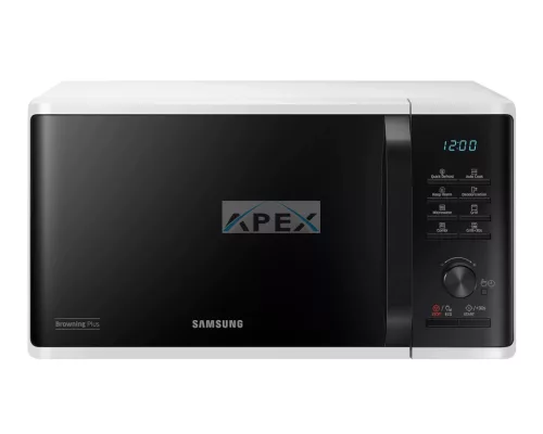 Samsung MG23K3515AW/EO Szabadonálló grill mikrohullámú sütő Browning Plus funkcióval 23 L, fehér