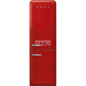   SMEG KOMBINÁLT HŰTŐ ÉS FAGYASZTÓ, 60,1x196,8 cm, jobb oldali pántok, piros