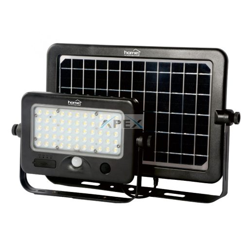 HOME FLP 1100 SOLAR - Szolár paneles LED reflektor, mozgásérzékelős 10 W 1100 LM