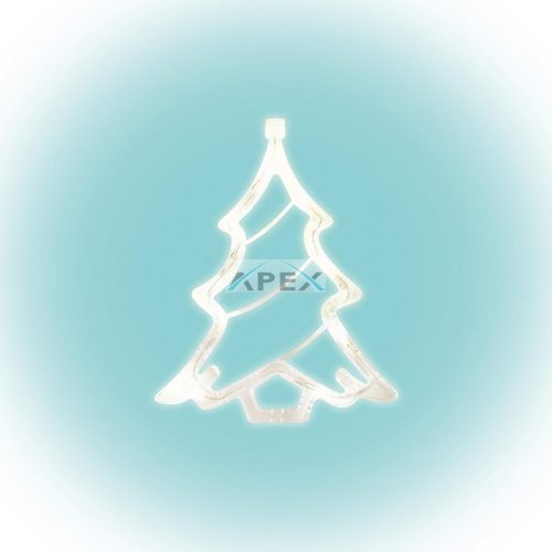 Dekorációs termékek KID 412 - LED-es ablakdísz, karácsonyfa