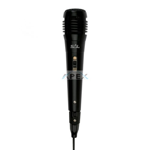 SAL M 61 - Kézi mikrofon, fekete, XLR-6,3mm