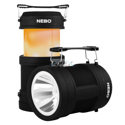 NEBO NE6908 - NEBO NE6908 Big Poppy, PowerBank és lámpás, 300 lm, lámpás és reflektor, 3 funkció, dimmerelhető, 2600 mAh