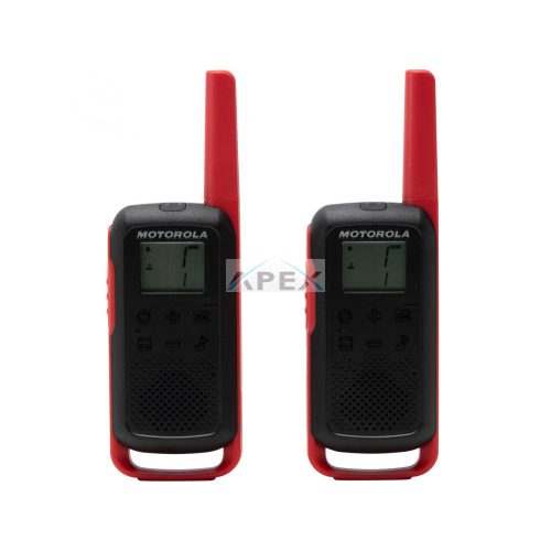 Motorola TLKR T62 - Adóvevő pár, 8 km, piros