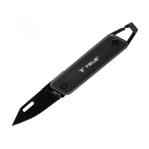 TRUE UTILITY TU7060N - TRUE UTILITY MODERN KEY CHAIN KNIFE - Grey (Hang Pack)