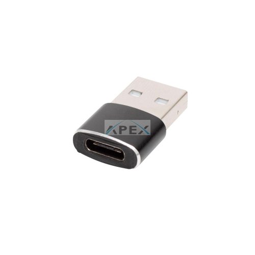 USE USBC A2 - Home USBC A2 átalakító, USB-A dugó, USB-C aljzat, 2,1 A, 240 Mbps