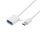 USE USBC OTG - Home USBC OTG kábel, USB-C dugó, USB-A aljzat, kétirányú, 16cm, 2,1A, 480 Mbps