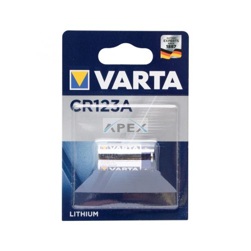 HOME VARTA CR123 - VARTA CR123 elem, lítium, CR123, 3V, 1 db/csomag