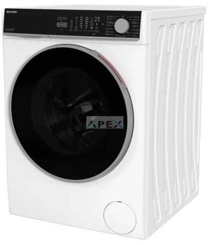 SHARP ES-NFL214CWDA-EE Elöltöltős mosógép inverter motorral (12kg, 1400 ford.) fehér