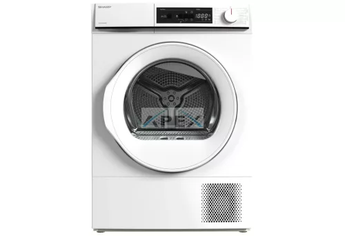 SHARP KD-NHA8S6GWE-EE Hőszivattyús szárítógép 8kg, Fehér