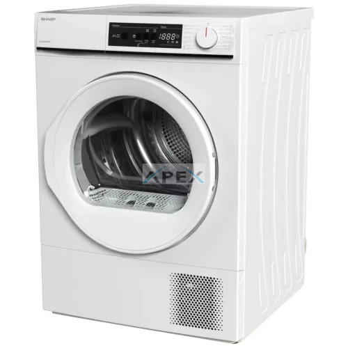 SHARP KD-NHA8S6GWE-EE Hőszivattyús szárítógép 8kg, Fehér