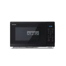   SHARP YC-MS252AE-B 25L, digitális mikrohullámú sütő, fekete