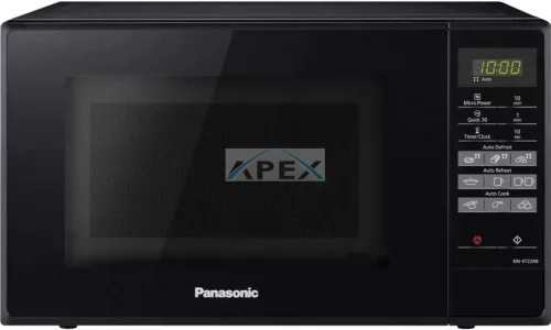 Panasonic NN-ST22RBEVG digitális mikrohullámú sütő, 20 l, fekete