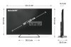 SHARP 50HP6265E 126cm-es 4K Ultra HD QLED Google TV