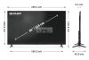 SHARP 85HP5265E 215cm-es 4K Ultra HD QLED Google TV
