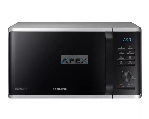 Samsung MG23K3515AS/EO Szabadonálló grill mikrohullámú sütő Browning Plus funkcióval 23 L, ezüst