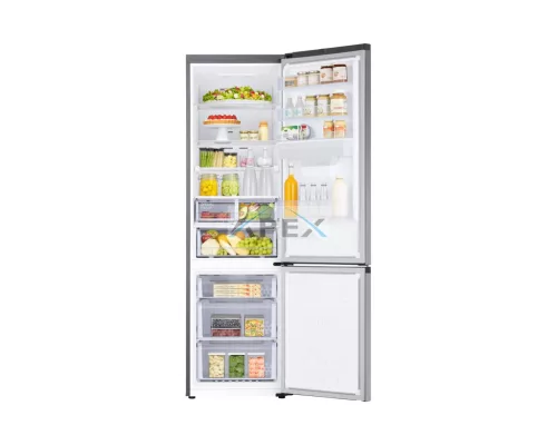 Samsung RB38C634DSA/EF Alulfagyasztós hűtőszekrény Beépített Wi-fi-vel 386 L, fémes grafit