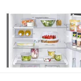   Samsung RB50DG602ES9EO Széles alulfagyasztós hűtőszekrény  SmartThings AI Energia üzemmóddal 508 L, kifinomult inox