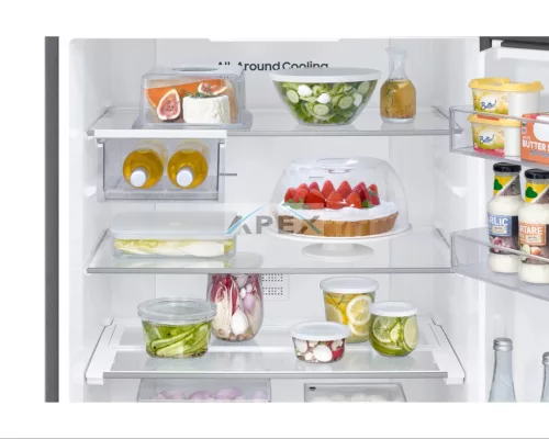 Samsung RB50DG602ES9EO Széles alulfagyasztós hűtőszekrény  SmartThings AI Energia üzemmóddal 508 L, kifinomult inox