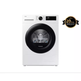   Samsung DV90DG52A0AELE Szárítógép hőszivattyús technológiával 9 kg, Fehér