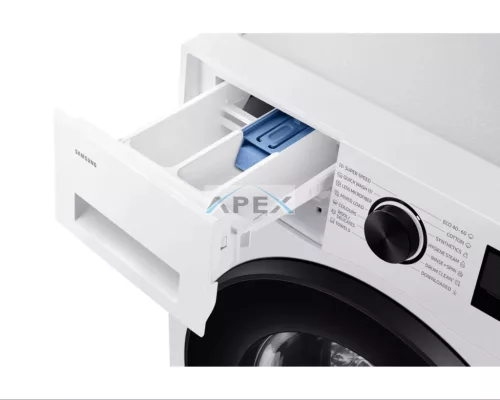 Samsung WW80FG5L32AELE elöltöltős mosógép, AI Ecobubble™ technológiával 8 kg, keskeny, 1200ford, fehér