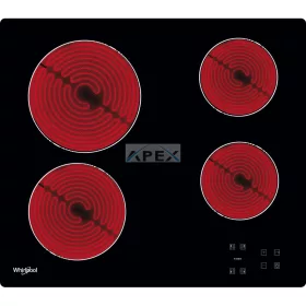 Whirlpool AKT 8090/NE beépíthető kerámialapos főzőlap