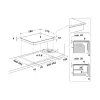 Whirlpool AKT 8190/BA beépíthető kerámialapos főzőlap