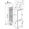 WHIRLPOOL ART 66122 hűtő beépíthető alulfagyasztós