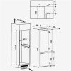 WHIRLPOOL ART 9811 SF2 hűtő beépíthető alulfagyasztós