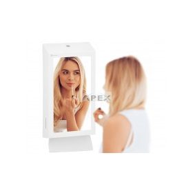   MERIDA MEGA COMBO SLIM WHITE, 2 az 1-ben: Hajtogatott kéztörlő adagol+tükör