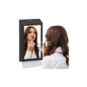   MERIDA MEGA COMBO SLIM BLACK, 2 az 1-ben: Hajtogatott kéztörlő adagoló+tükör