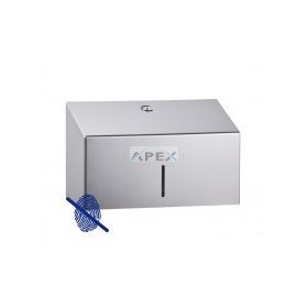   MERIDA STELLA AFP, ujjlenyomatmentes, Hajtogatott kéztörlő adagoló, rozsdamentes, mini