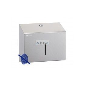   MERIDA STELLA AFP, ujjlenyomatmentes, Hajtogatott kéztörlő adagoló mini, rozsdamentes, SLIM kivit