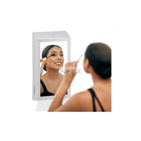   MERIDA MEGA COMBO SLIM, 2 az 1-ben: Hajtogatott kéztörlő adagoló, szálcsiszolt+tükör